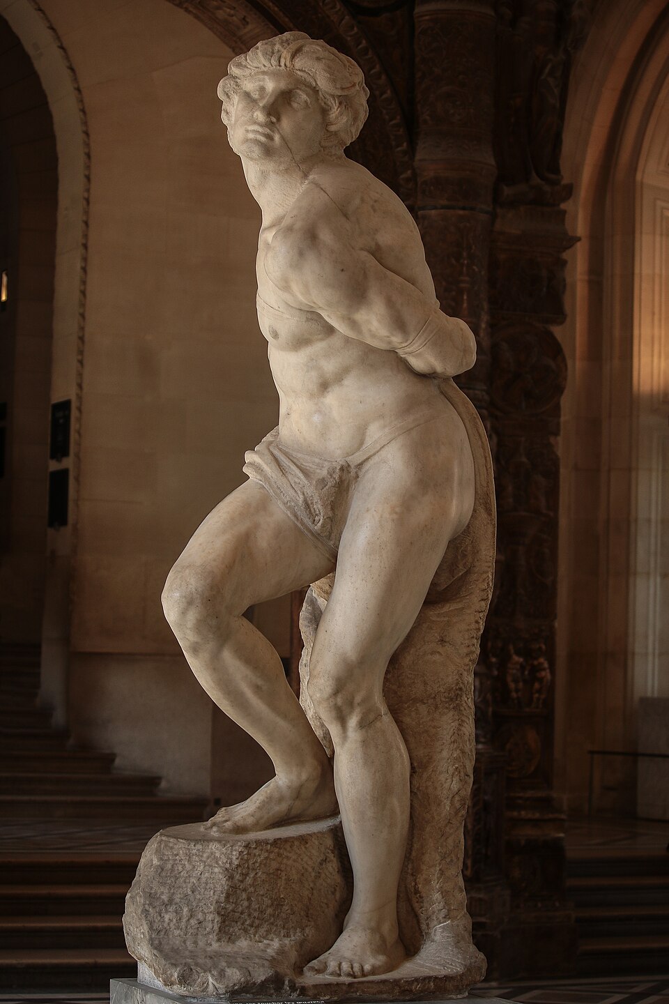 The Rebellious Slave by Michelangelo