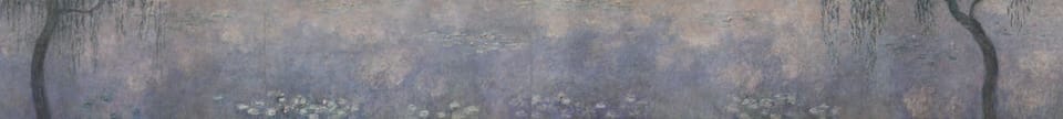 Seerosen — zweiter ovaler Saal — Monet