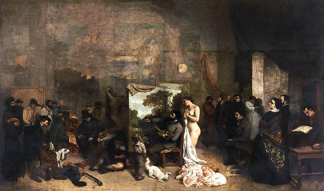 The Painter's Studio — Courbet