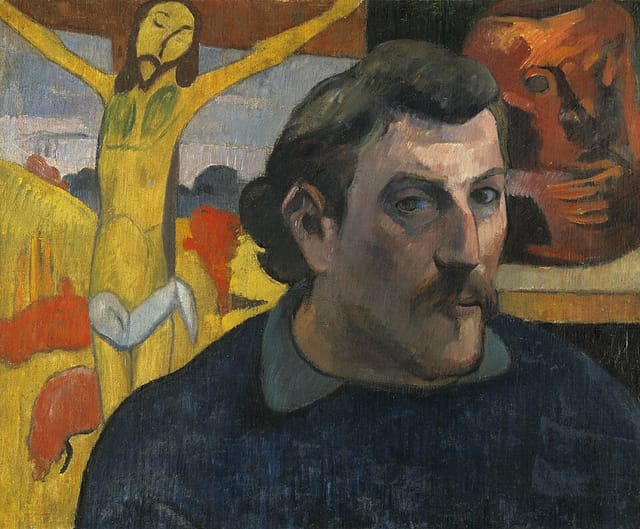 Self-Portrait with the Yellow Christ — Gauguin