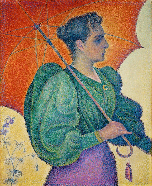Woman with a Parasol — Signac