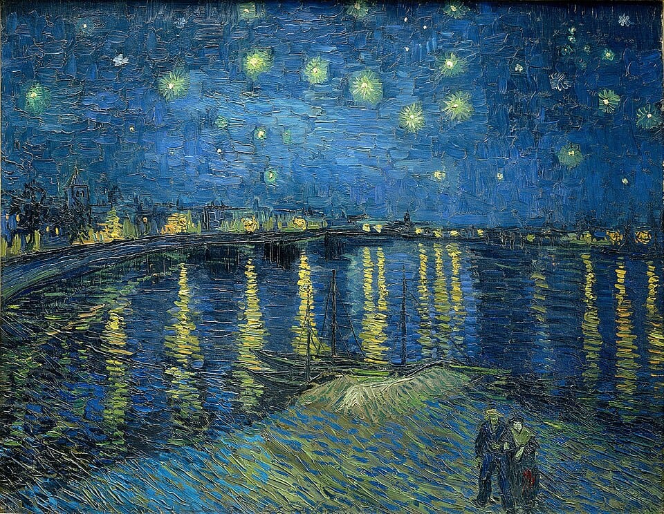 Starry Night Over the Rhône — Van Gogh