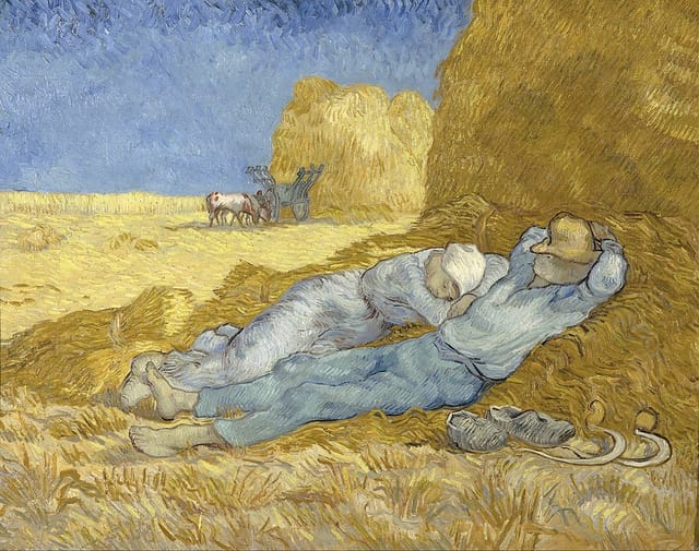 The Siesta (after Millet) — Van Gogh